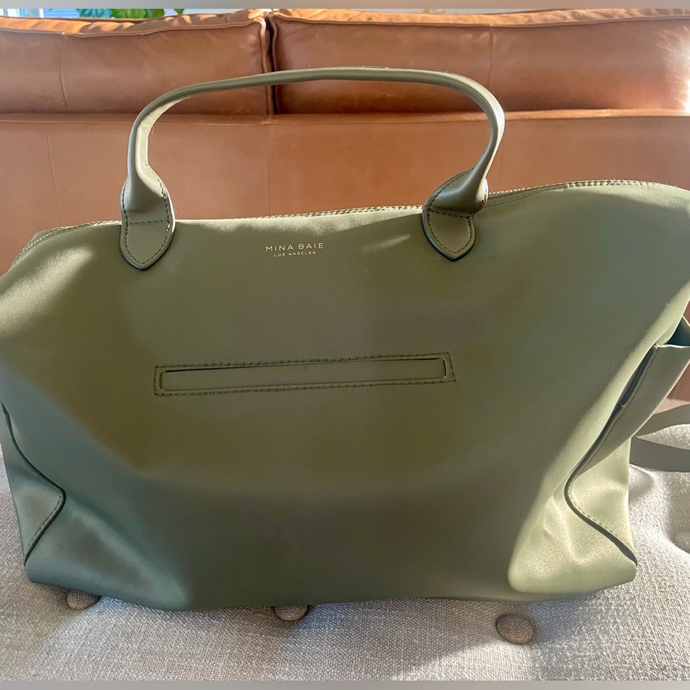 Mina Baie Emmy Midi Nylon convertible bag